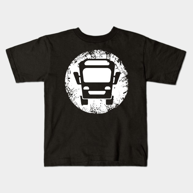 Bus bus driver school bus autobus Kids T-Shirt by Johnny_Sk3tch